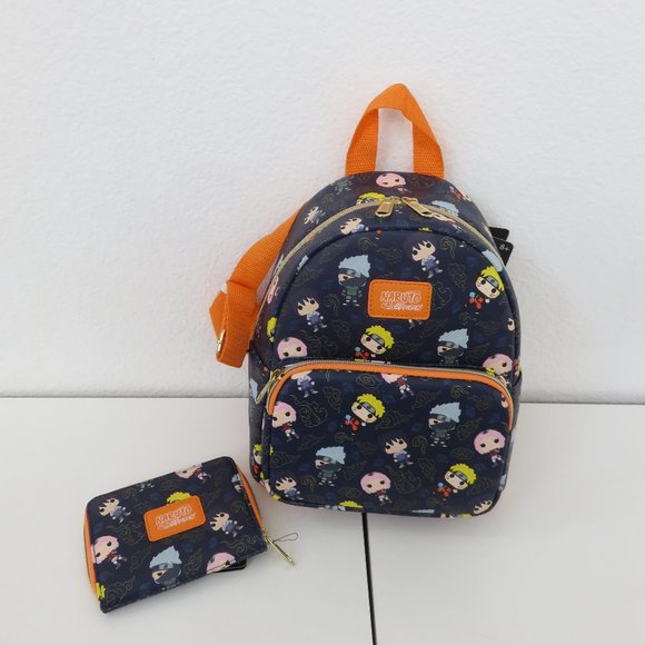 Funko Pop! Naruto Group Character Mini Backpack n Wallet -NWT main image 4